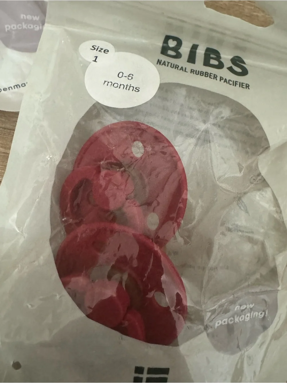 Set off 3/ Mushie pacifier clip and BIBS Pacifier